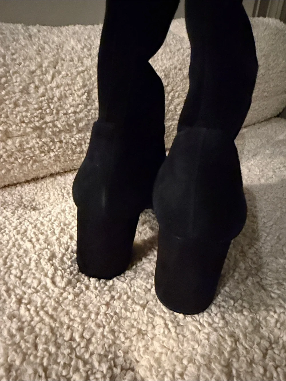 Sam Edelman Black Suede Over-the-Knee Boots. Exc cond! Worn once! Sz 7.5